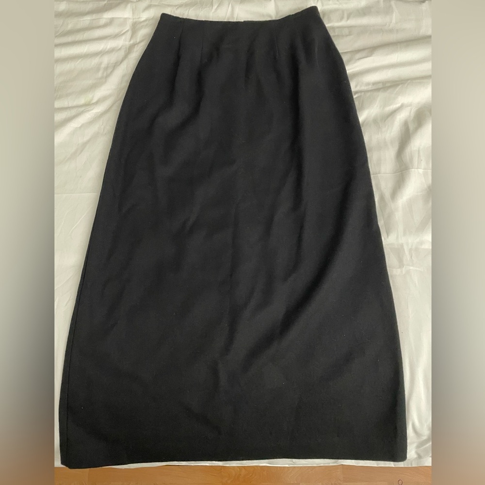 JG Hook Black midi skirt